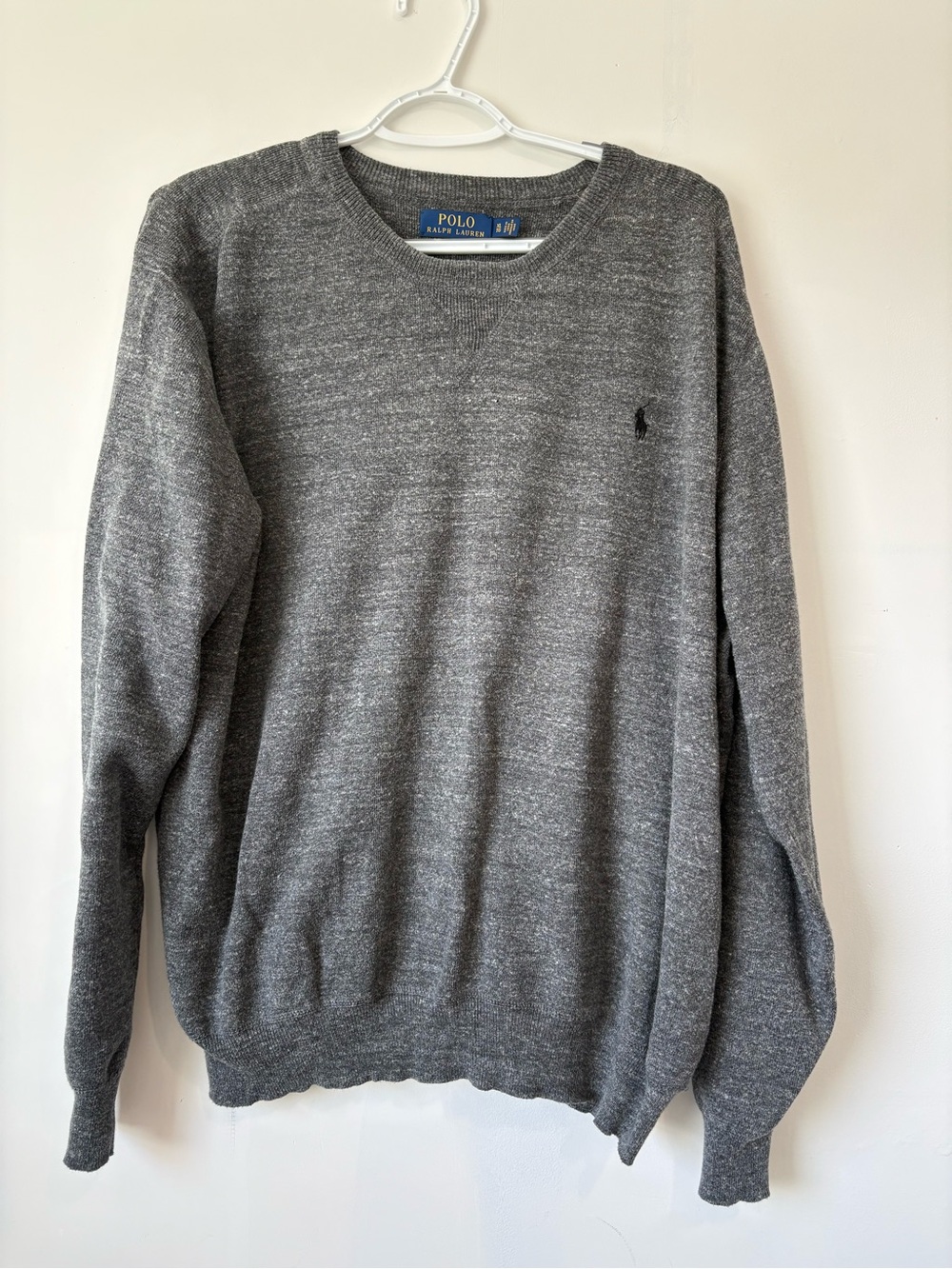 Ralph Lauren Gray Heather Crewneck Sweater